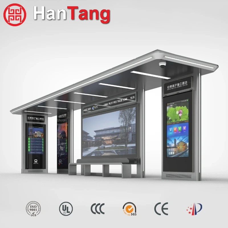 Solar Powered Cantilever Bus Shelter