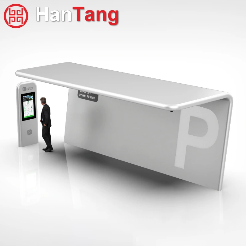 Stainless Steel Bus Shelter with LED Displays