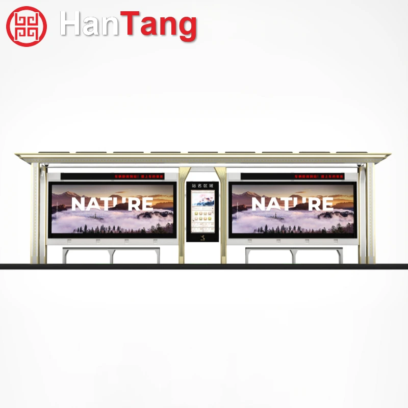 Solar-Powered Aluminum Bus Shelters for Urban Areas