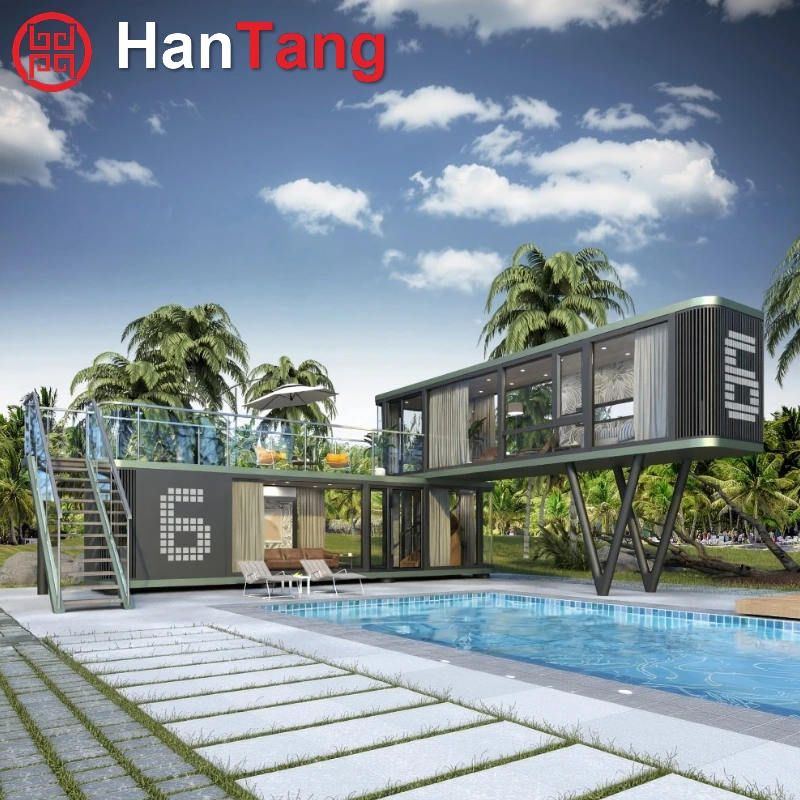 Prefabricated Welding Shipping Container House for Living Office Accomodation Shop
